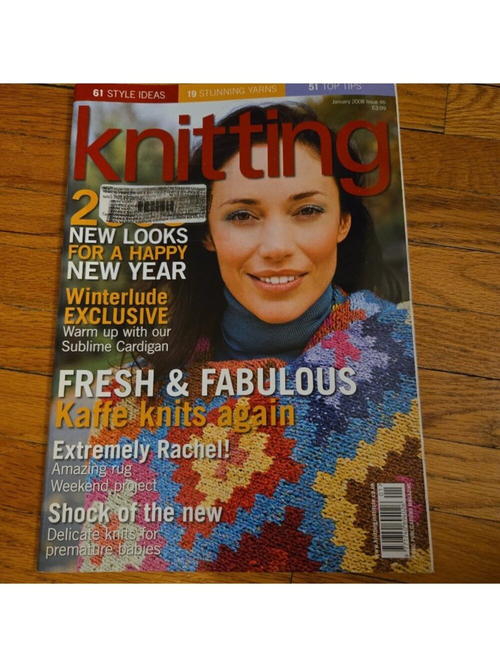 Knitting Magazine 046, January 2008 Stepped Flower Stole Fassett